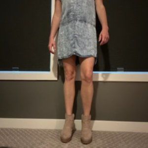 Vince Camuto Erinia Platform Bootie - Taupe